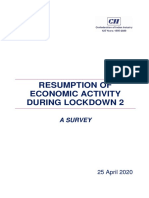 Resumption of Economic Activity During Lockdown 2