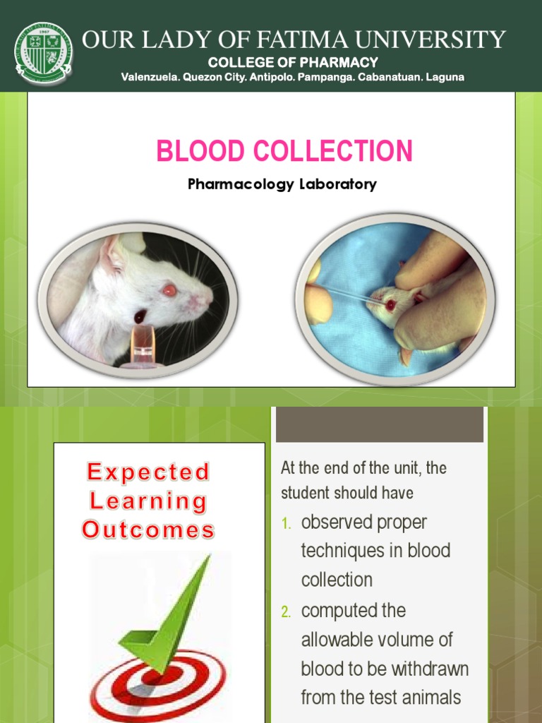 Blood Collection Techniques in Animals | PDF | Clinical Medicine ...