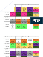 7-Diamond Class Schedule