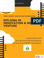 P.G.diploma in InnovationNew Ventures - 11.092020