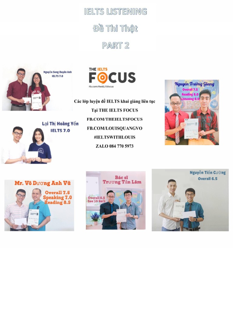 Bo De Ielts Listening Predicted Cuon 2 Pdf Essays Fee