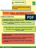 Handout - Kinds of Adjectives and Order of Adjectives
