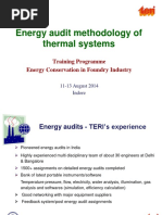 Energy Audit Methodology of Thermal Systems Training Programme Energy Conservation in Foundry Industry Compress