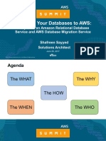 Deep Dive On Amazon RDS and AWS Database Migration Service