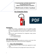 5-Fire Extinguishers Rating