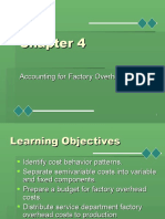 Accounting For Factory Overhead