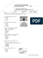 I. Choose The Correct Answers by Crossing (X) On A, B, C, or D!