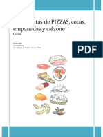100 Recetas de Pizzas Cocas Empanadas y Calzone