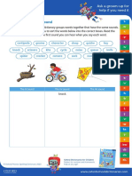 OPSD Worksheets Grouping Words by Sound Hires