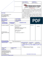 Combined Transport Bill of Lading: Lady of Luck V.144N