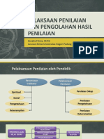 Pelaksaan Penilaian Dan Pengolahan Hasil Penilaian