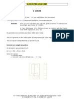 C CORES Noyaux - Enroules - Coupes - Anglais