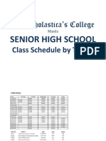 SHS Class Sched SY 2015 2016