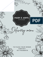 Hash & Ash's Delivery Menu