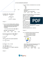 AYT 2019 Matematik Çözümleri