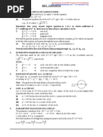 Standard Results:: Key Concepts