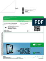 Pagamentos de Serviços Via Verde Extrato/Recibo