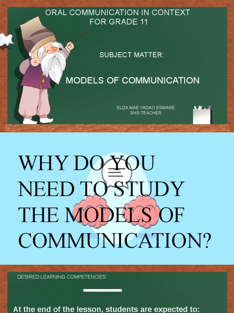 Oral Communication Lesson 3 PDF Neuropsychological Assessment