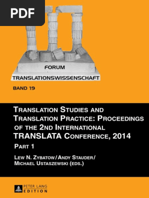 Translation Studies and Translation Practice | PDF | Translations | Science