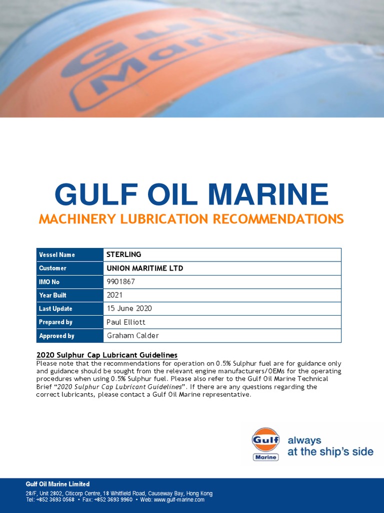Gulf Oil Marine Machinery Lubrication PDF
