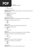 Python and ML MCQ