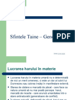 4 - Sfintele Taine - Generalitati - 2020