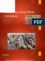 Teknologi Pengolahan Tembakau