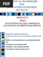 CF Module 8 - Acctg Pol. Estimate and Errors 8