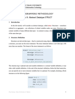 Programming Methodology Lab 8: Abstract Datatype STRUCT:, Qwurgxfwlrq