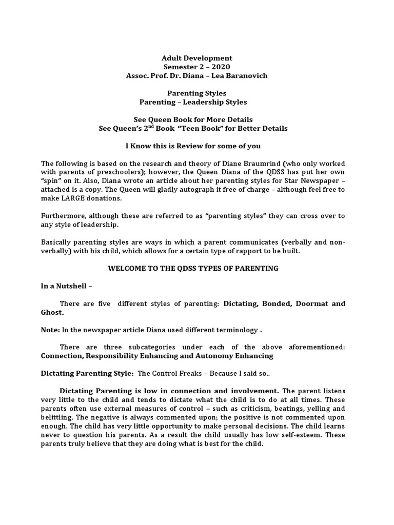 Understanding Parenting Styles | PDF | Parenting | Relationships