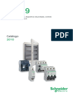 Proteção e distribuição de energia de 0,5 a 125 A