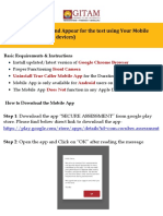 Steps To Download and Appear For The Test Using Your Mobile App/Tabs (No Apple Devices)