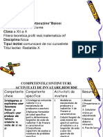 Proiect Didactic-Rad X