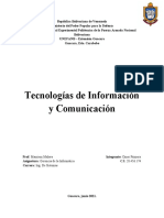 Evaluación 10% - 3er Corte - Tecnologías de Información y Comunicación