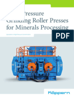 High-Pressure Grinding Roller Presses For Minerals Processing