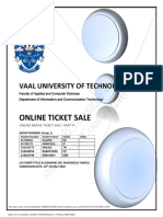 This Study Resource Was: Online Ticket Sale