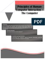 HCI 101 - PrinciplesofHumanComputerInteractionTheComputer - Unit2 - PamintuanSherilene