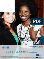 BABEL Guidelines for Applicants 3rd Cohort PT