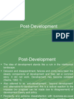 Post Development
