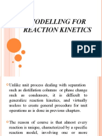 Modeling For reaction Kinetics-I