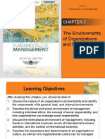 The Environments of Organizations and Managers: Introduction To Management