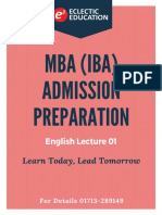 MBA English Lec 1 (N)