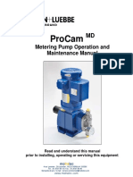 Procam: Metering Pump Operation and Maintenance Manual