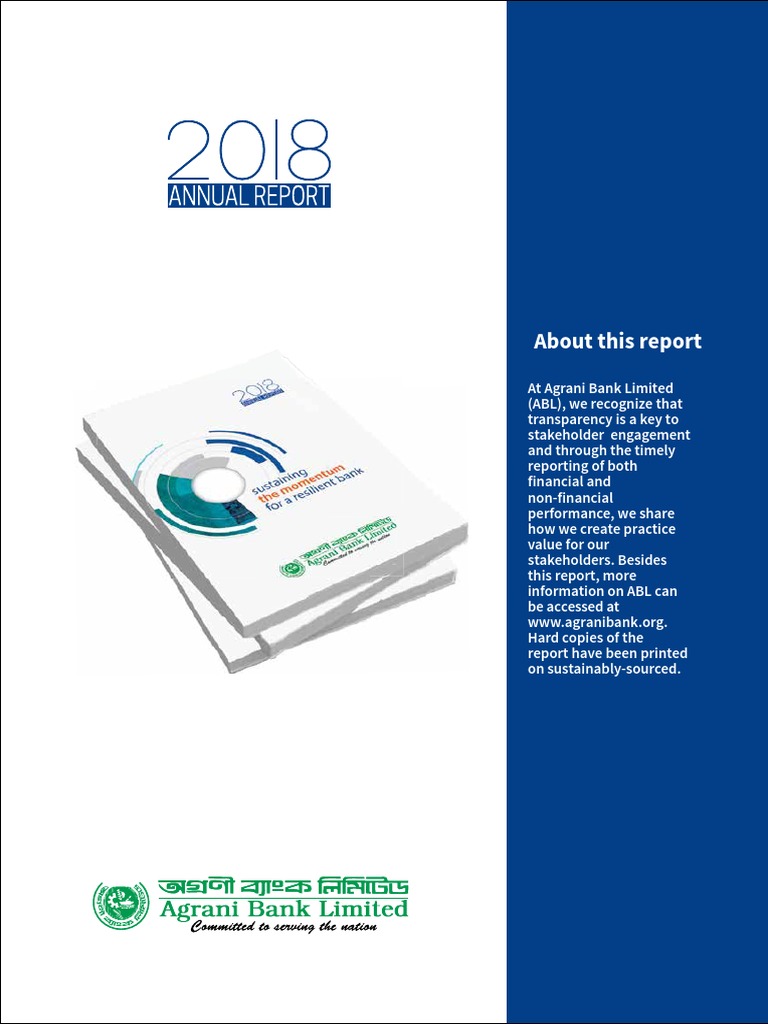 Abl Annual Report 2018 Pdf Money Laundering Balance Sheet
