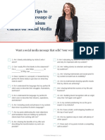 Social Post Checklist
