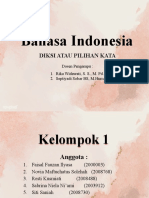 Bahasa Indonesia - Presentasi - Kel 1