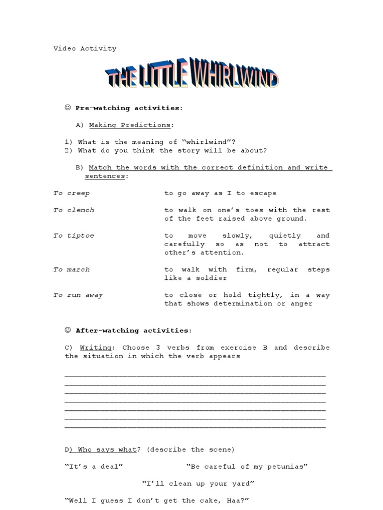 Engaging Video Activity Guide | PDF