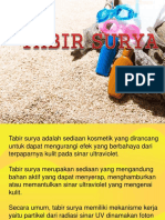 MEKANISME KERJA TABIR SURYA