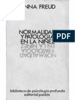 Freud Anna Normalidad Y Patologia en La Ninez PDF