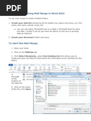 MailMerge2010